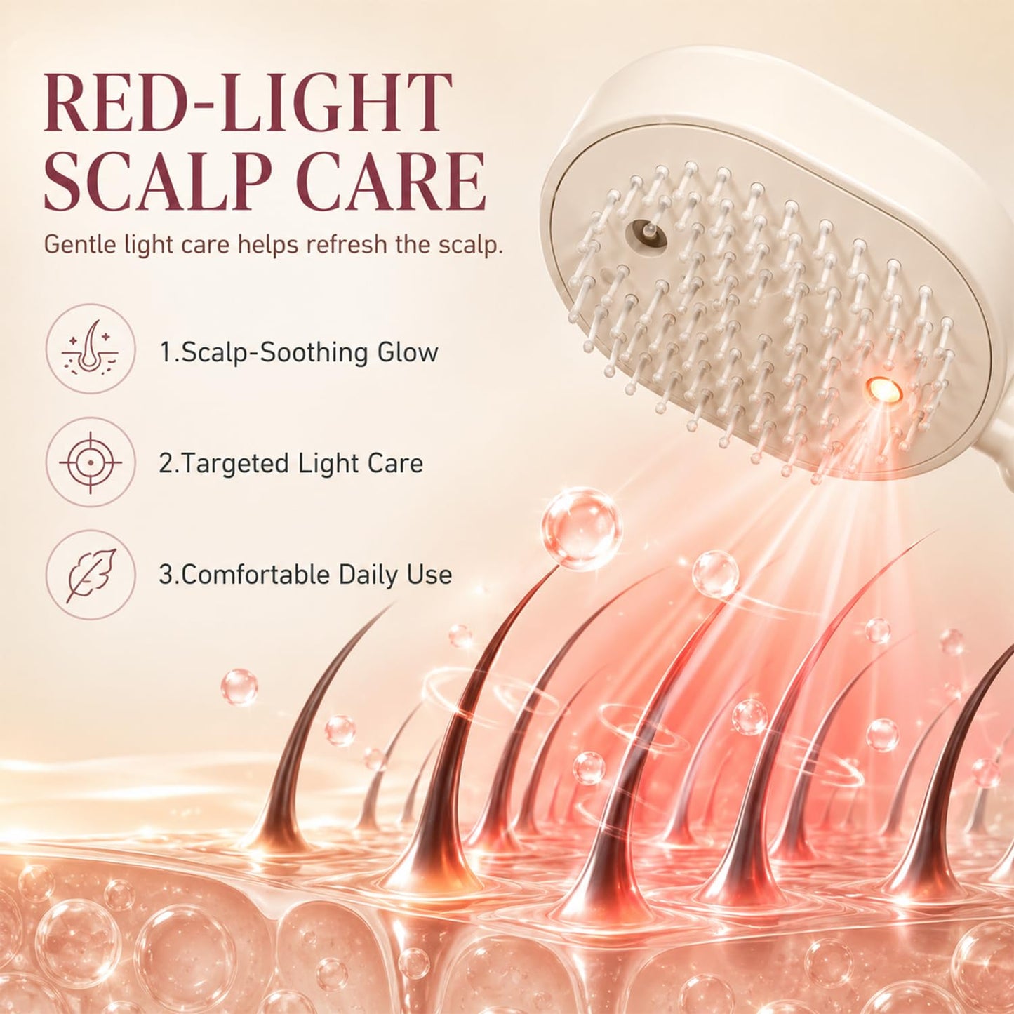TAWANI Electric Spray Massage Hair Comb